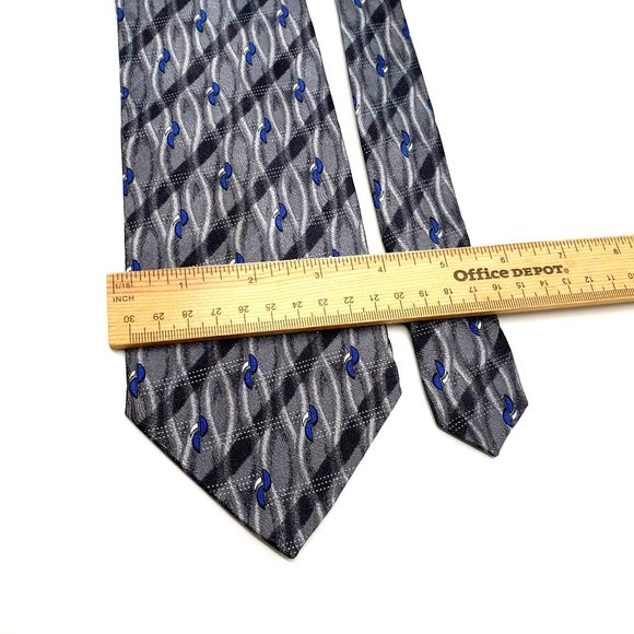 Dilena Mens Necktie Silk Designer Italian Accessory Office Work Casual Dad Gift - Picture 3 of 5